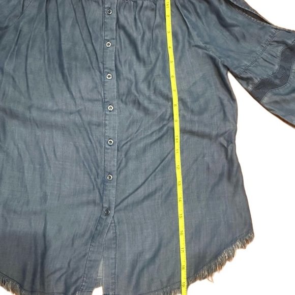 Chelsea & Theodore Blue Denim Pants - Picture 5 of 13